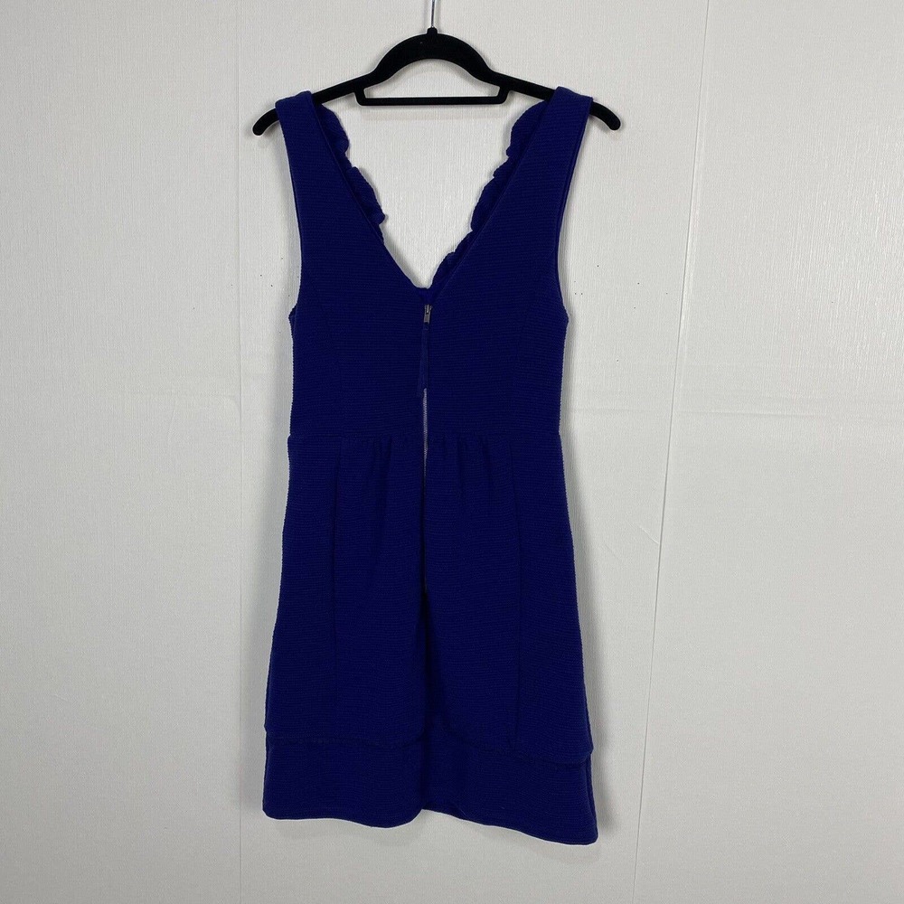 Anthropologie Maeve NWT Blue Ottoman Cocktail Dress Size Petite Small. - Picture 5 of 15